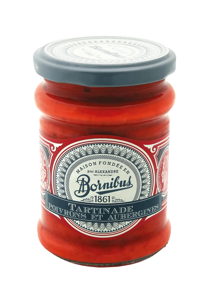 bornibus-tartinade-de-poivrons-et-aubergines-base-m-diterran-enne image 1