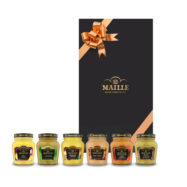 maille-coffret-6-moutardes-assortiment-les-classiques image 1