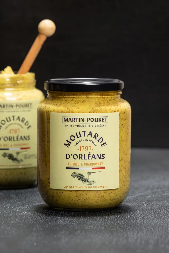 martin-pouret-moutarde-d-orl-ans-miel-chardonnay-850g image 1