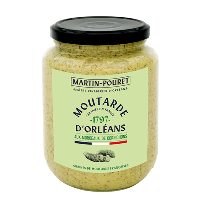 martin-pouret-moutarde-d-orl-ans-aux-morceaux-de-cornichons-850g image 2
