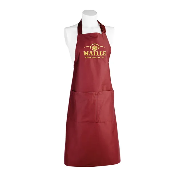 maille-tablier-bordeaux-poche-avant-accessoire-cuisine image 1