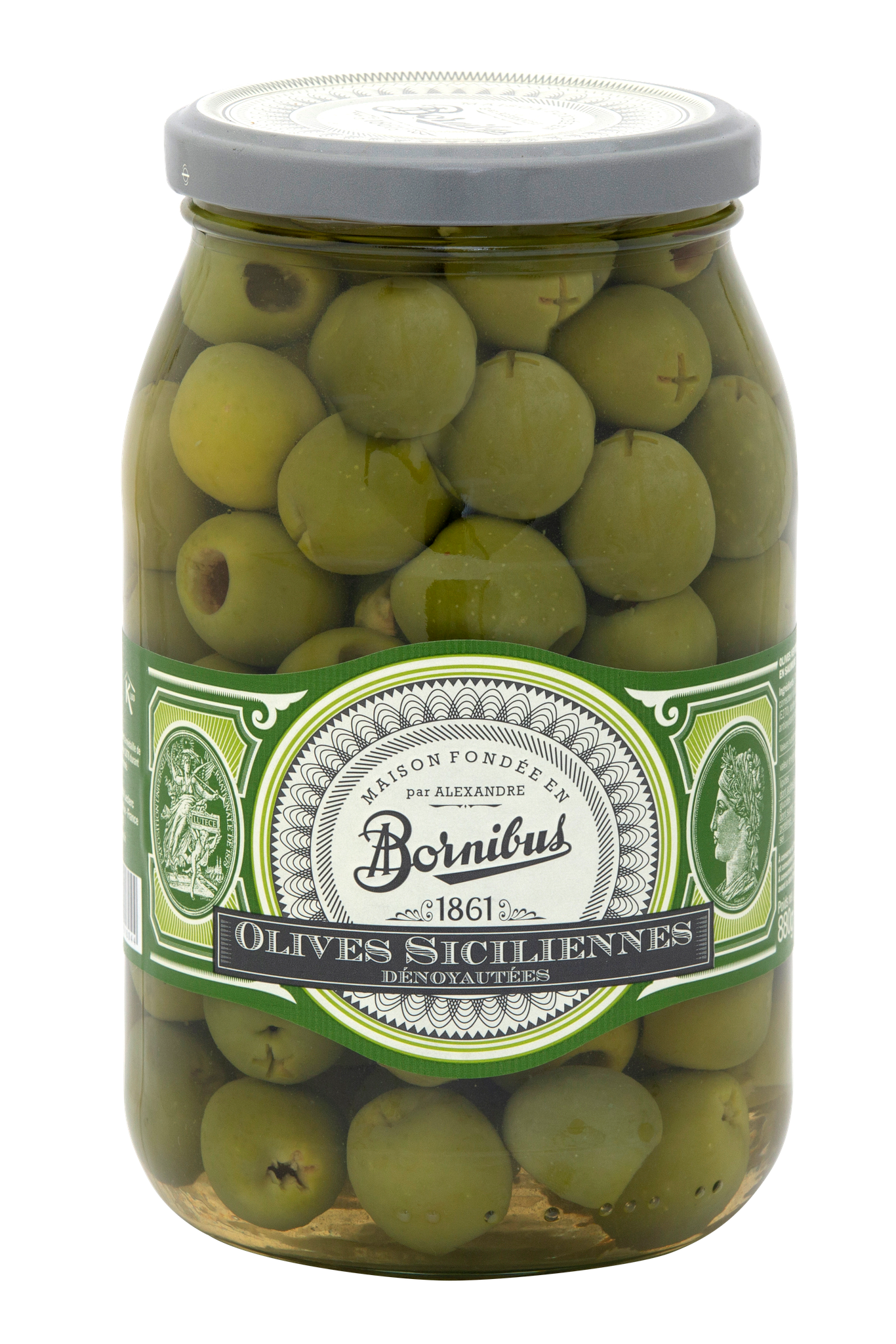 bornibus-olives-siciliennes-d-noyaut-es-olives-vertes image 1