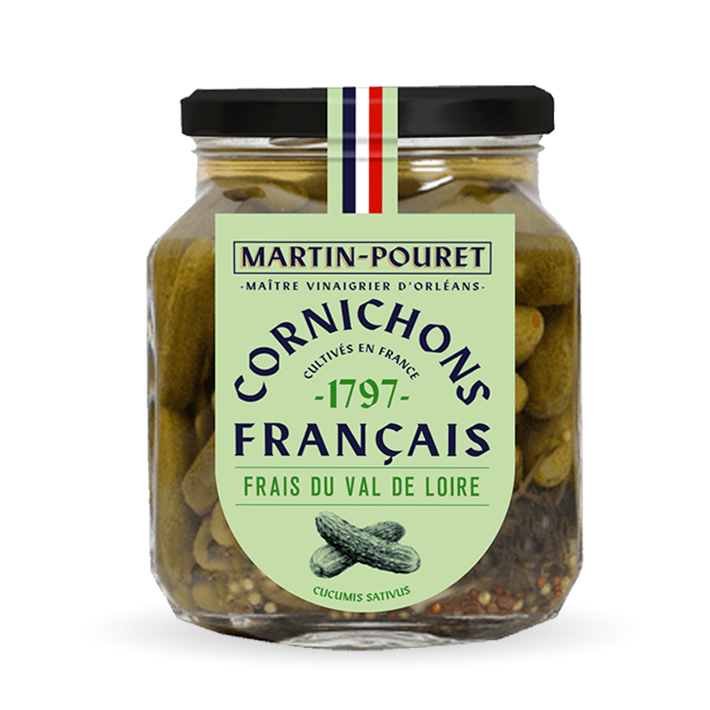 martin-pouret-cornichons-fran-ais-au-vinaigre-d-orl-ans-270g image 2