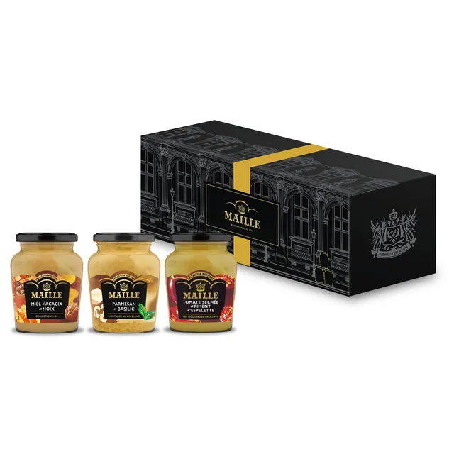 maille-coffret-les-cr-atives-grillades-trio-moutarde-miel-et-noix-108g image 1