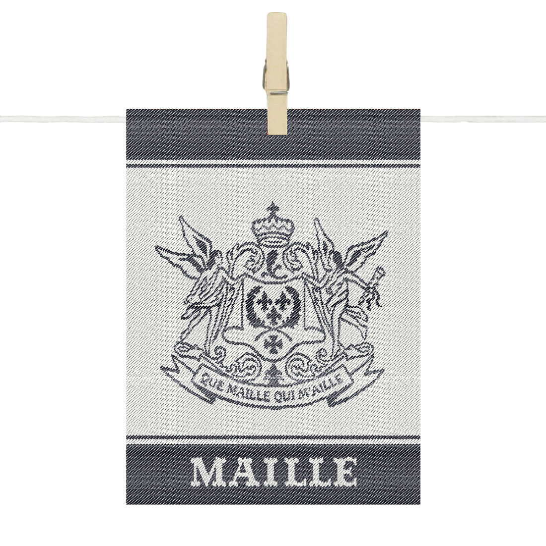 maille-para-tapas-blason-maille-tiss-par-la-maison-moutet-mini-serviette image 1