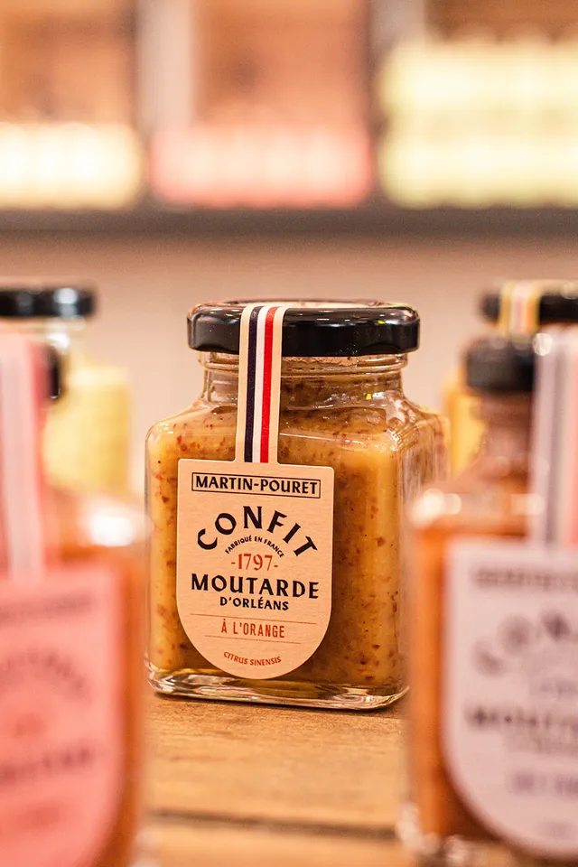 martin-pouret-confit-de-moutarde-l-orange-105g image 1