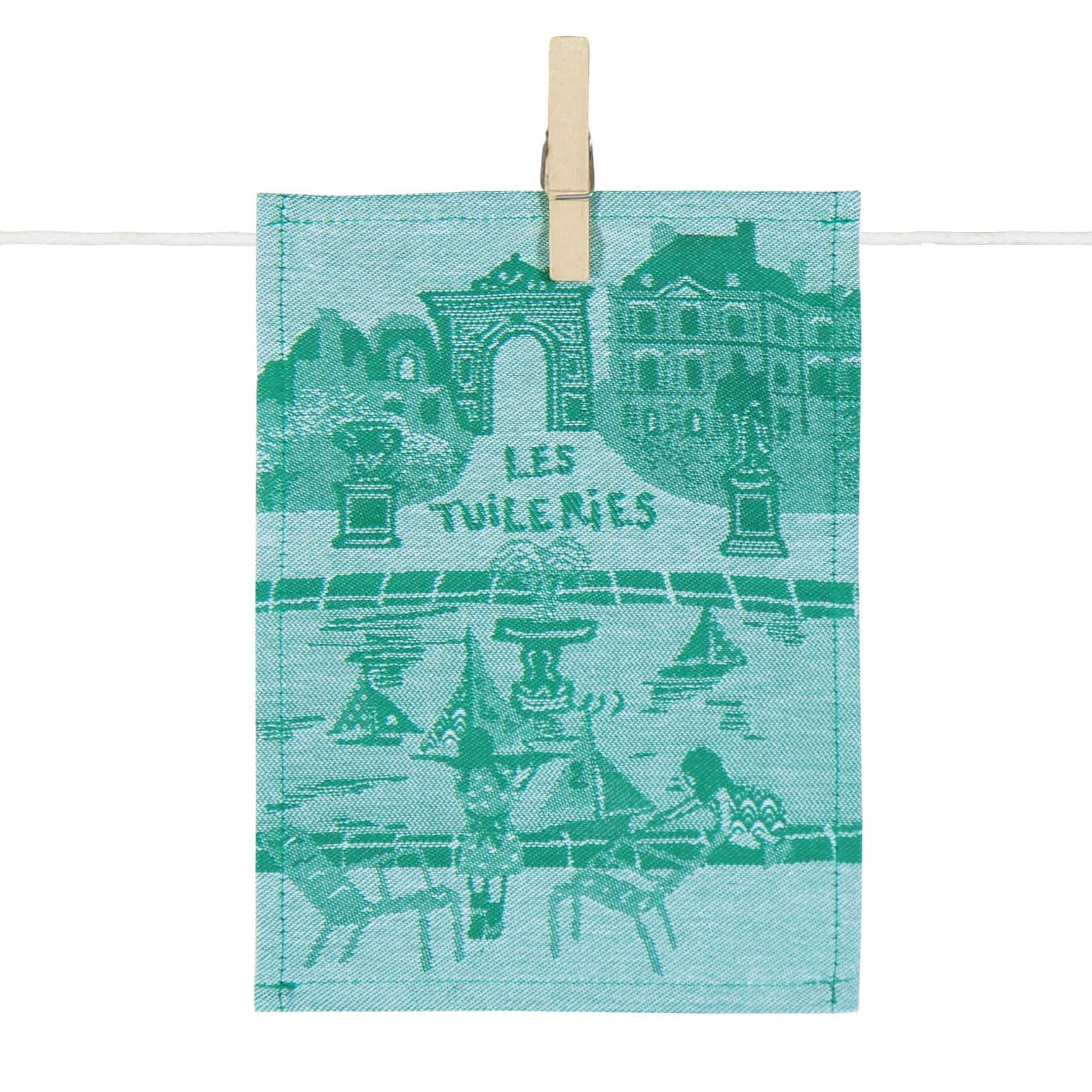 maille-para-tapas-les-tuileries-torchon-vert-doux-15-x-20-cm image 1